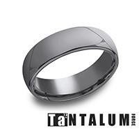 Benchmark 6.5mm Tantalum High Polish Wedding Band  Size 10