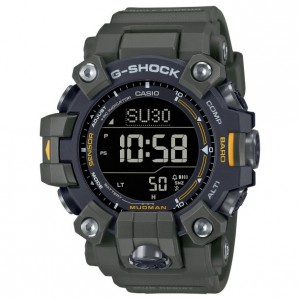 Casio G-Shock Master of G Mudman Carbon Core Guard Solar Green Resin Watch (GW9500-3)