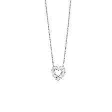 18K YELLOW GOLD TINY TREASURES DIAMOND LOCK NECKLACE - Roberto