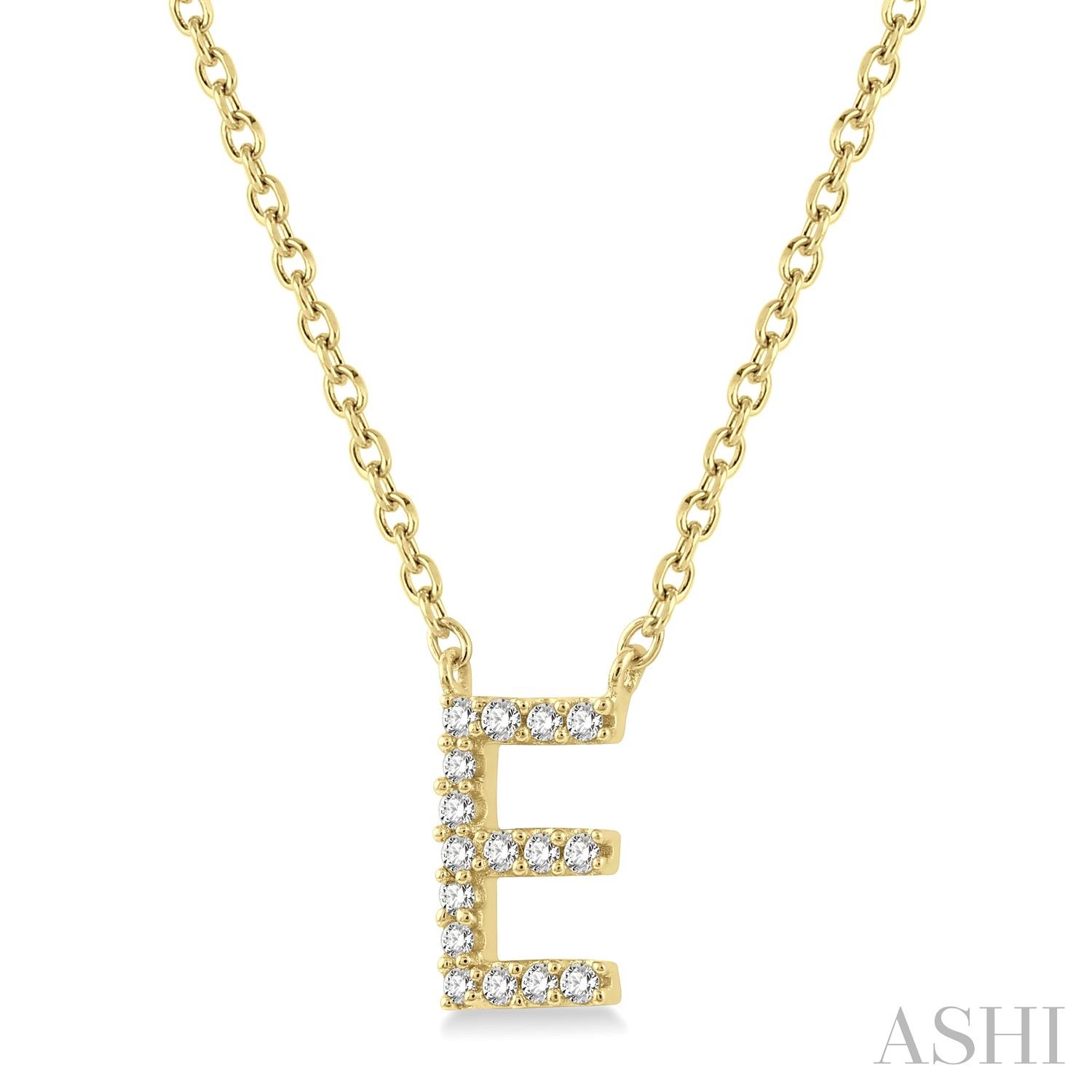 14K Yellow Gold Dashing Diamond 7-Stone Cable Chain Necklace