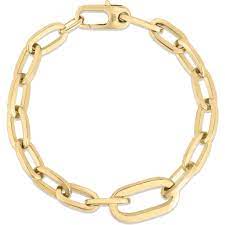 Roberto Coin 18 Karat Yellow Gold Classic Oro Bracelet 7 Inch