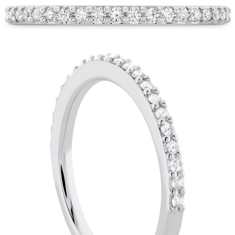 0.18 ctw. Camilla Diamond Band in 18K White Gold