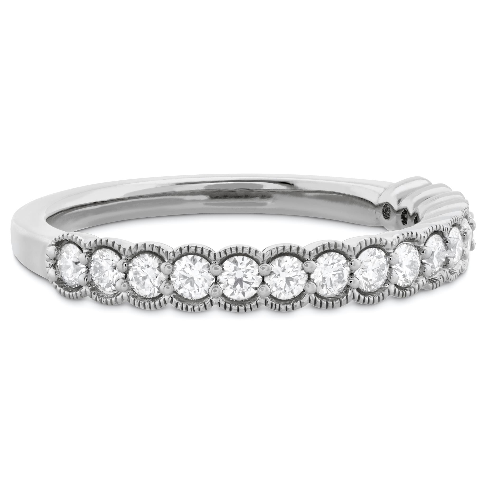 0.42 ctw. Isabelle Milgrain Diamond Band in 18K White Gold