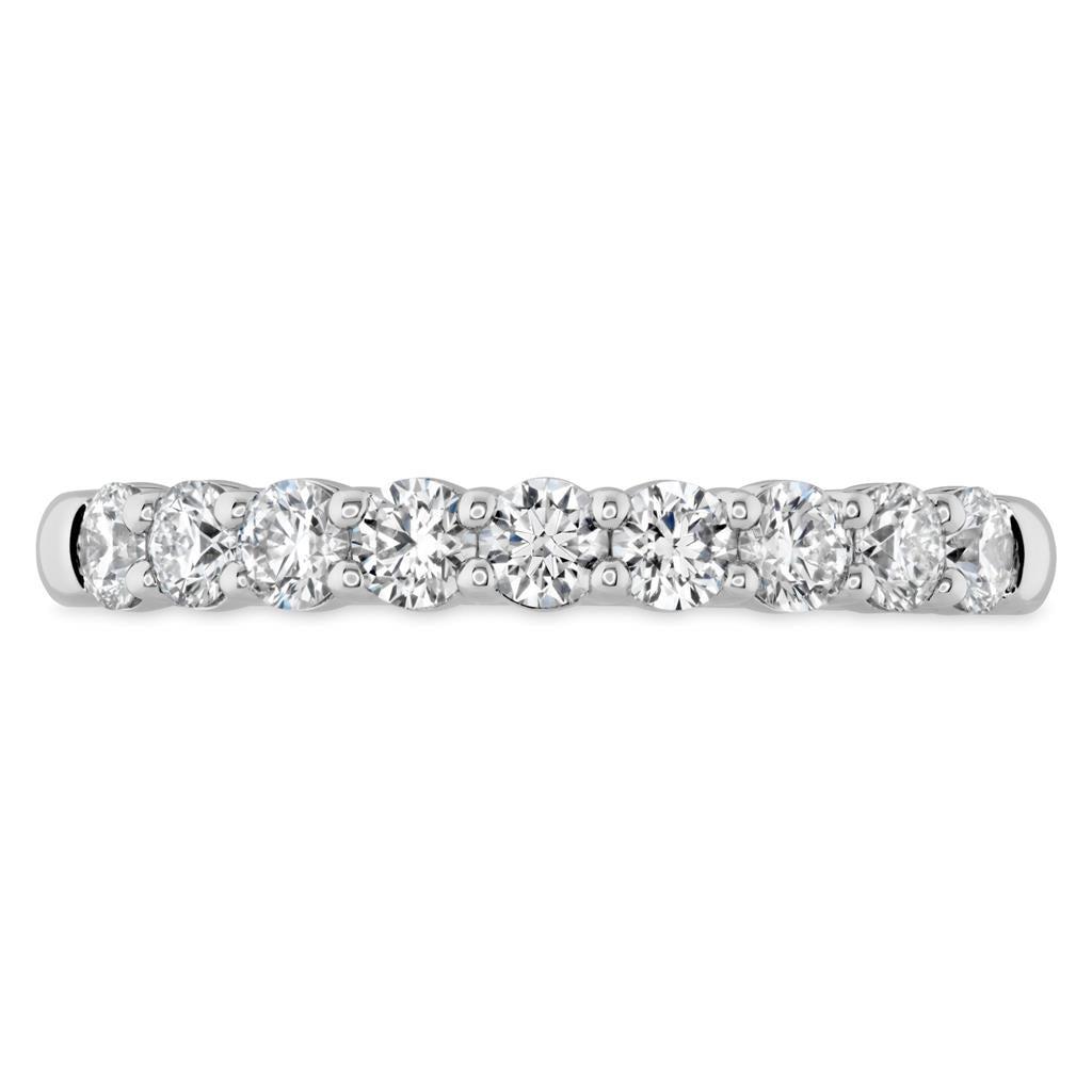 0.5 ctw. Signature 9 Stone Band in 18K White Gold